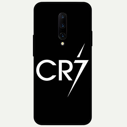  CR7 Elite Strike Glass Case For OnePlus 7 Pro back cover – full design glossy printed glass finish