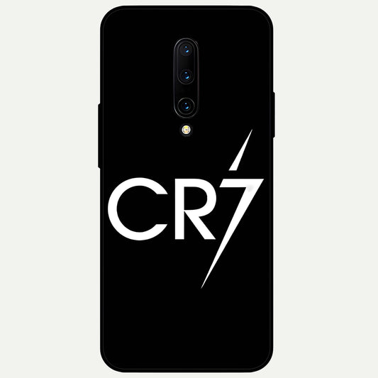  CR7 Elite Strike Glass Case For OnePlus 7 Pro back cover – full design glossy printed glass finish