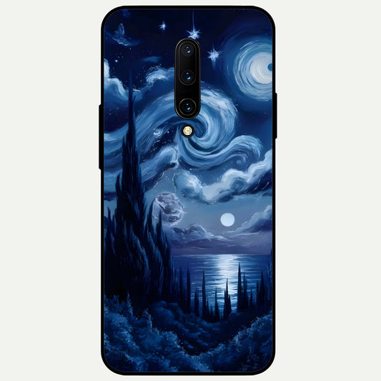  Celestial Dream Van Gogh Glass Case For OnePlus 7 Pro back cover – full design glossy printed glass finish