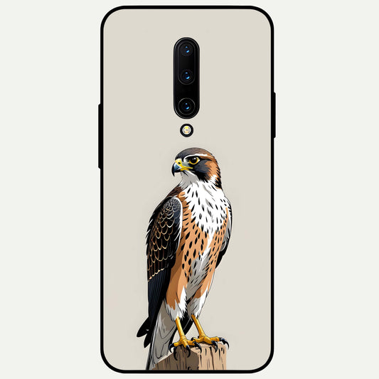  Clever Eagle Glass Case For OnePlus 7 Pro back cover – full design glossy printed glass finish