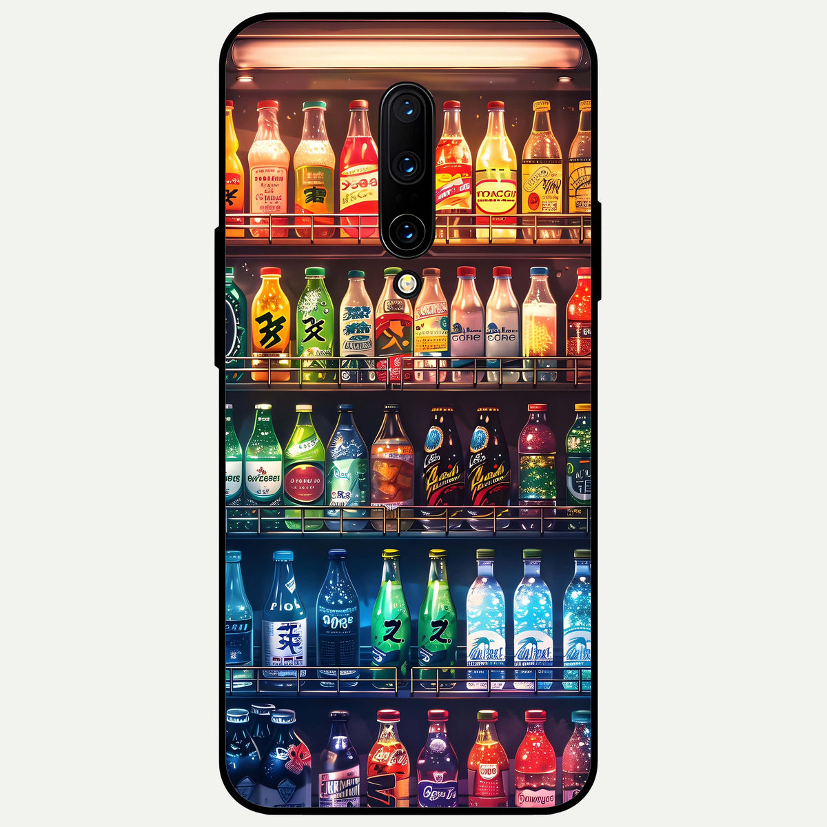  Colorfull Tree Glass Case For OnePlus 7 Pro back cover – full design glossy printed glass finish