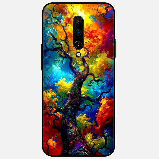  Colorful Soda Bottles Glass Case For OnePlus 7 Pro back cover – full design glossy printed glass finish