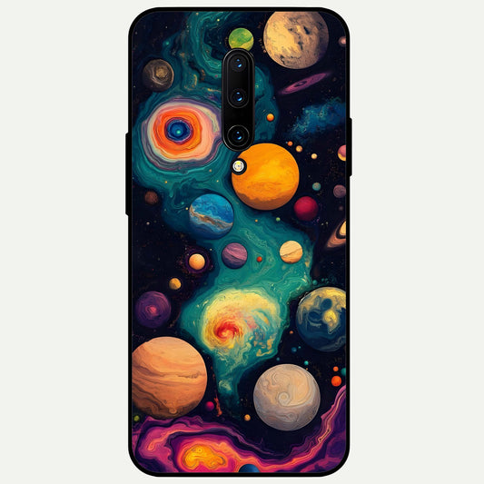  Cosmic Planet Journey Glass Case For OnePlus 7 Pro back cover – full design glossy printed glass finish