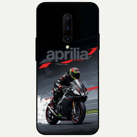  Dark Aprilla Glass Case For OnePlus 7 Pro back cover – full design glossy printed glass finish
