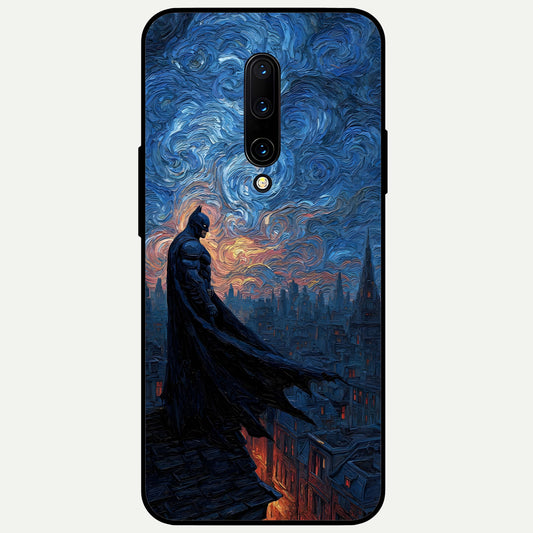  Dark Knight Dusk Glass Case For OnePlus 7 Pro back cover – full design glossy printed glass finish