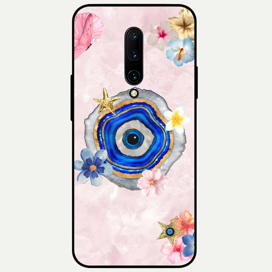  Divine Aura Bloom Glass Case For OnePlus 7 Pro back cover – full design glossy printed glass finish