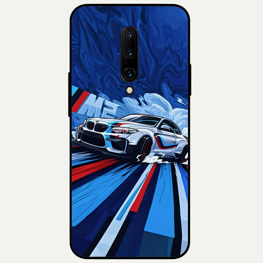  Drift Power Rush Glass Case For OnePlus 7 Pro back cover – full design glossy printed glass finish