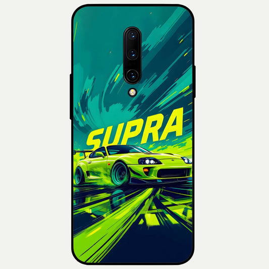  Electric Supra Thunder Glass Case For OnePlus 7 Pro back cover – full design glossy printed glass finish