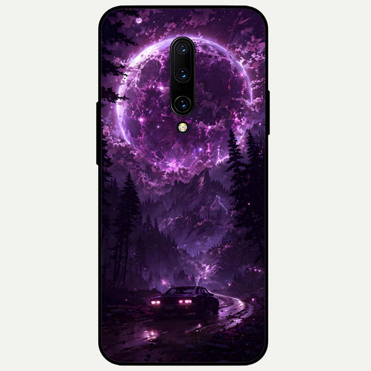  Eternal Cosmic Drive Glass Case For OnePlus 7 Pro back cover – full design glossy printed glass finish