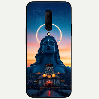  Eternal Shiva Aura Glass Case For OnePlus 7 Pro back cover – full design glossy printed glass finish