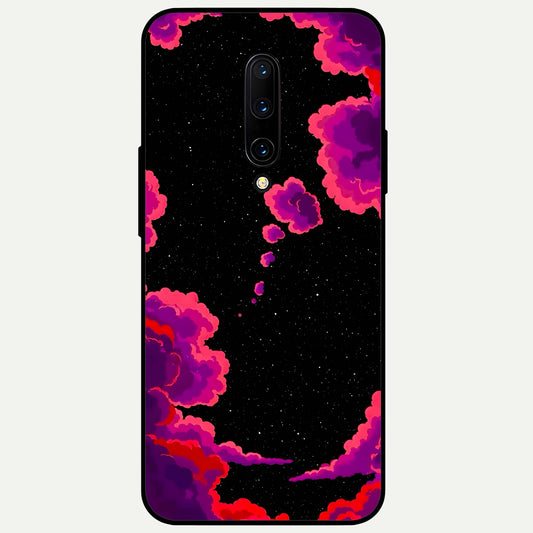  Galaxy Dream Frame Glass Case For OnePlus 7 Pro back cover – full design glossy printed glass finish