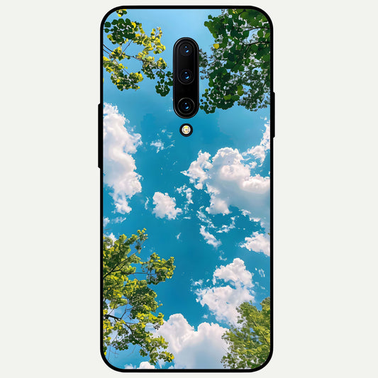  Green Moon Energy Glass Case For OnePlus 7 Pro back cover – full design glossy printed glass finish