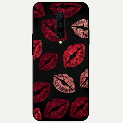  Midnight Kiss Love Glass Case For OnePlus 7 Pro back cover – full design glossy printed glass finish