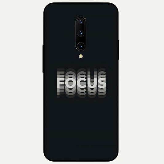 Mono Focus Vision Glass Case For OnePlus 7 Pro back cover – full design glossy printed glass finish
