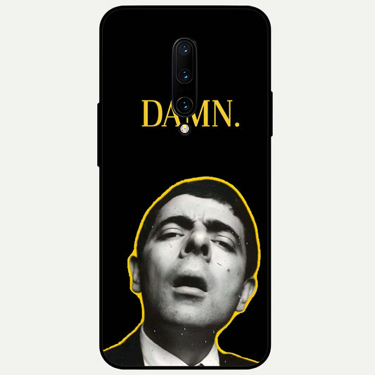  Mr Bean Damn Glass Case For OnePlus 7 Pro back cover – full design glossy printed glass finish
