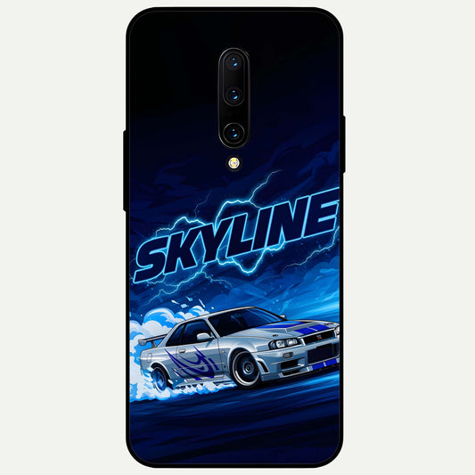  Neon Drift Beast Glass Case For OnePlus 7 Pro back cover – full design glossy printed glass finish