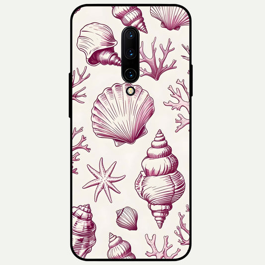  Pink Power Sparks Glass Case For OnePlus 7 Pro back cover – full design glossy printed glass finish