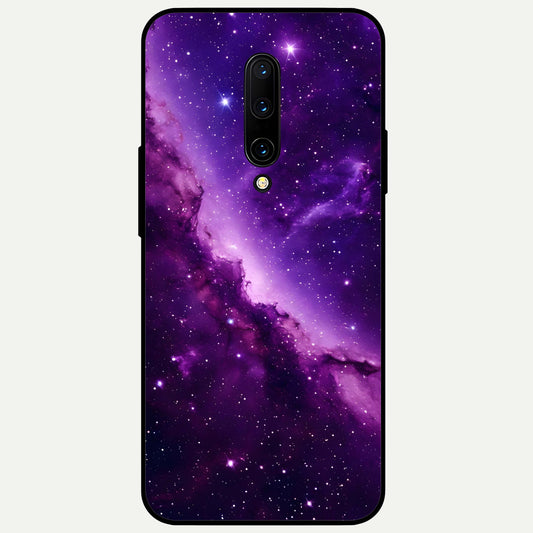  Purple Shade Sky Glass Case For OnePlus 7 Pro back cover – full design glossy printed glass finish