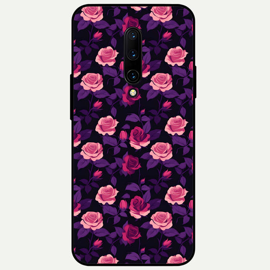  Rose Garden Twilight Glass Case For OnePlus 7 Pro back cover – full design glossy printed glass finish