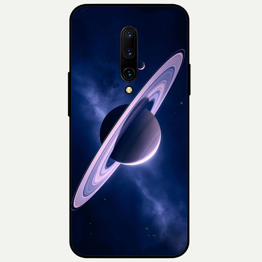  Saturn Ring Mystique Glass Case For OnePlus 7 Pro back cover – full design glossy printed glass finish