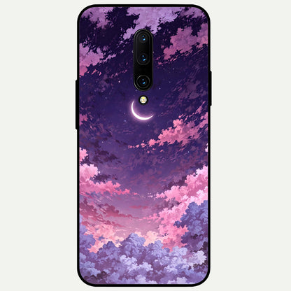  Sky Drift Clouds Glass Case For OnePlus 7 Pro back cover – full design glossy printed glass finish