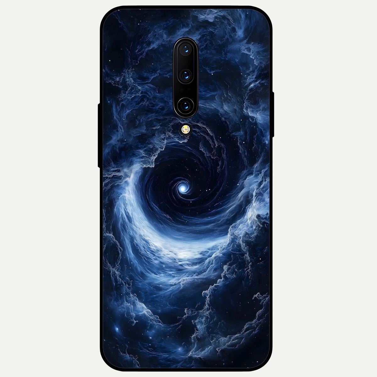  Stunning Galaxy Glass Case For OnePlus 7 Pro back cover – full design glossy printed glass finish