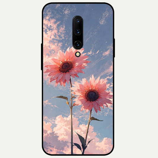  Sun Moon Balance Glass Case For OnePlus 7 Pro back cover – full design glossy printed glass finish