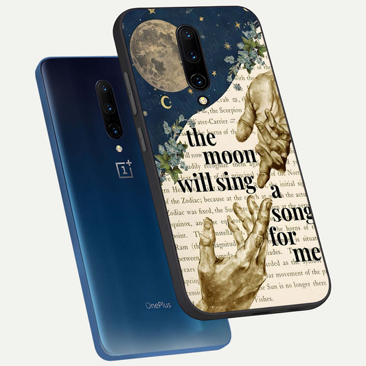  Aesthetic Divine phone case For OnePlus 7 Pro showing premium glass back cover with detailed artwork