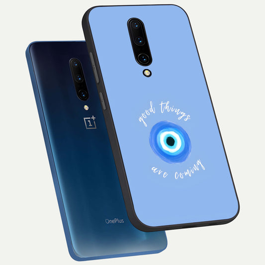  Bright Future Ahead phone case For OnePlus 7 Pro showing premium glass back cover with detailed artwork