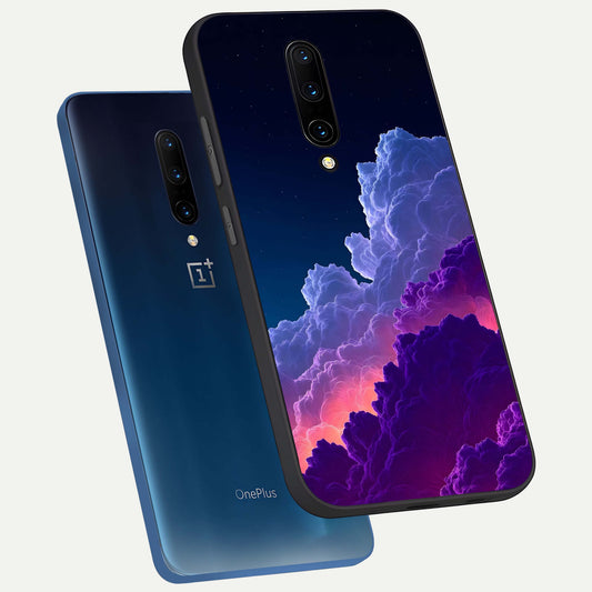  Dreamy Cloud Skies phone case For OnePlus 7 Pro showing premium glass back cover with detailed artwork