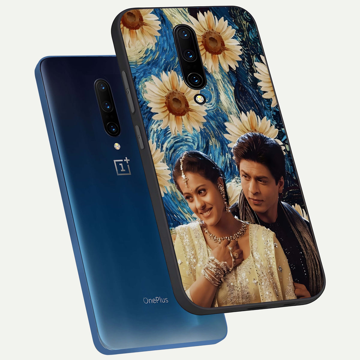  Eternal Love Story phone case For OnePlus 7 Pro showing premium glass back cover with detailed artwork