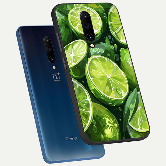  Green Kawasaki phone case For OnePlus 7 Pro showing premium glass back cover with detailed artwork