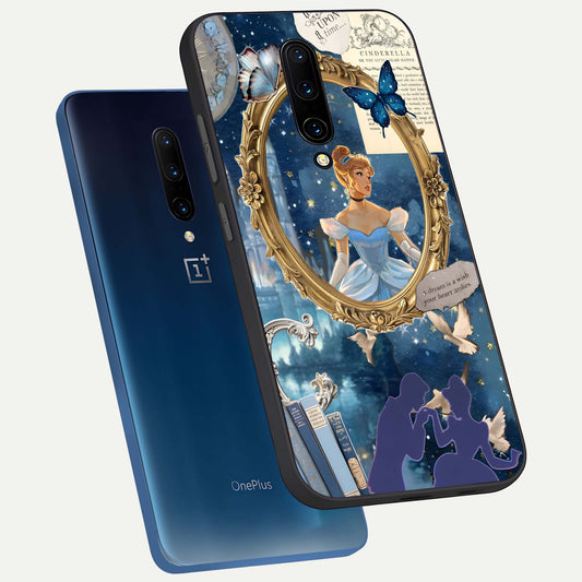  Midnight Queen phone case For OnePlus 7 Pro showing premium glass back cover with detailed artwork