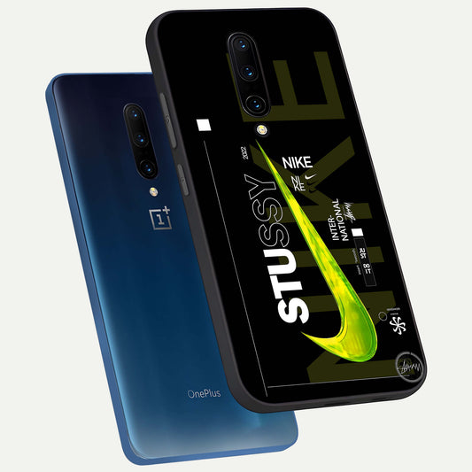  Neon Street Edition phone case For OnePlus 7 Pro showing premium glass back cover with detailed artwork