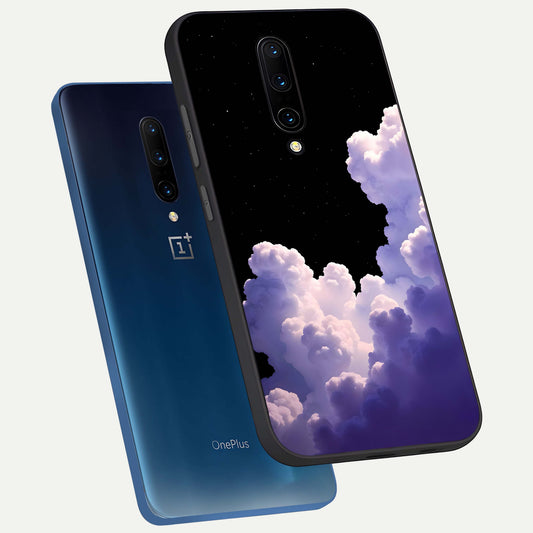  Starlit Night Whispers phone case For OnePlus 7 Pro showing premium glass back cover with detailed artwork