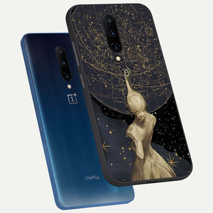  Taylor Swift Girl phone case For OnePlus 7 Pro showing premium glass back cover with detailed artwork