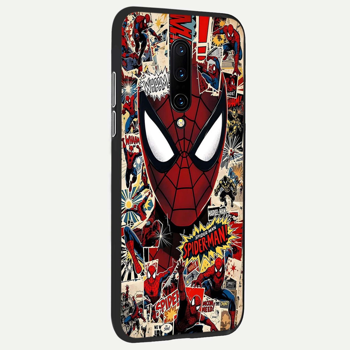  Aesthetic Wonder Spider back cover For OnePlus 7 Pro slim fit glass case with vibrant aesthetic design
