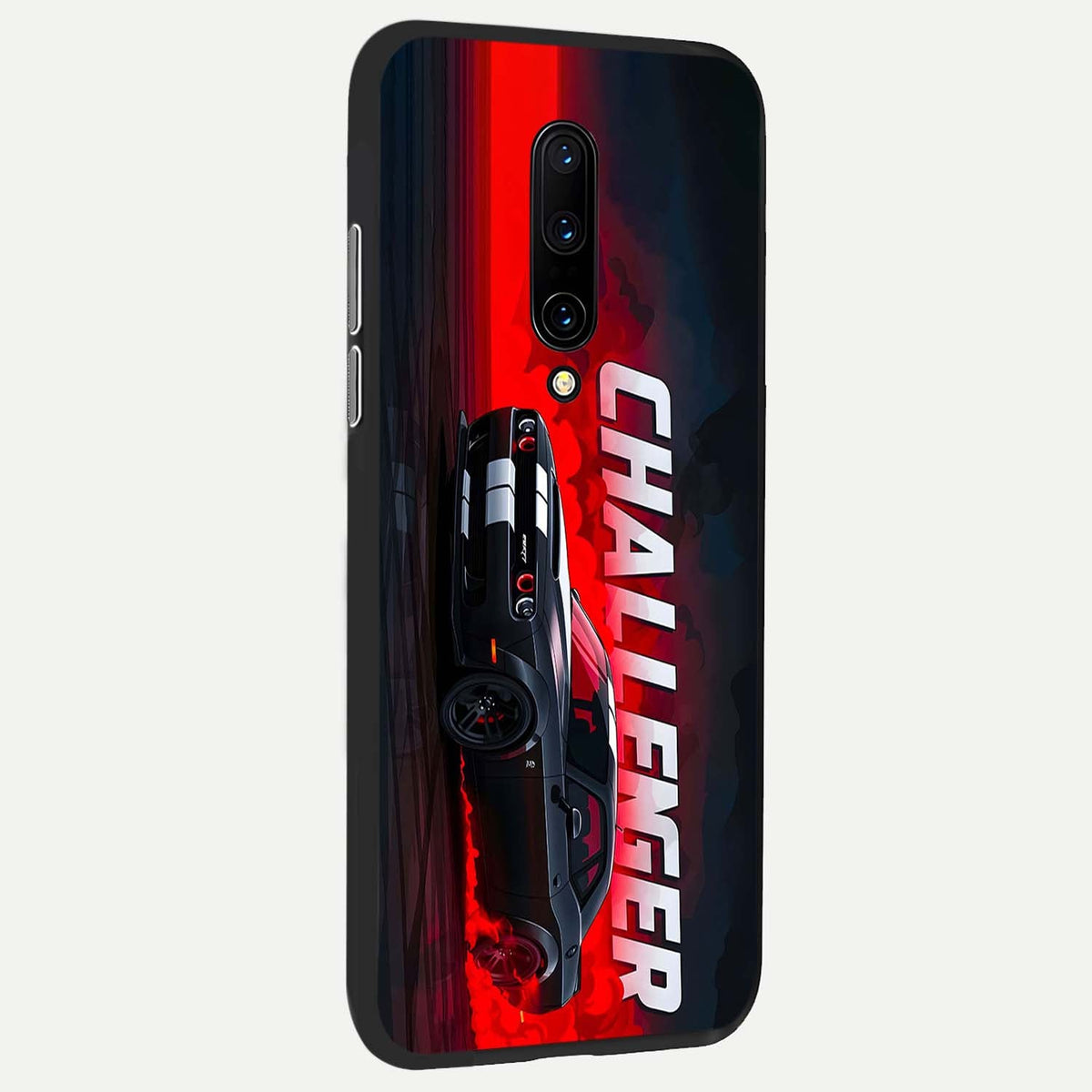  Crimson Challenger Fury back cover For OnePlus 7 Pro slim fit glass case with vibrant aesthetic design