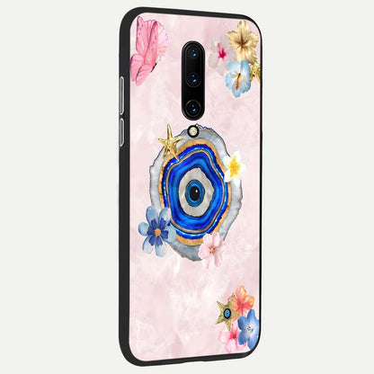  Divine Aura Bloom back cover For OnePlus 7 Pro slim fit glass case with vibrant aesthetic design