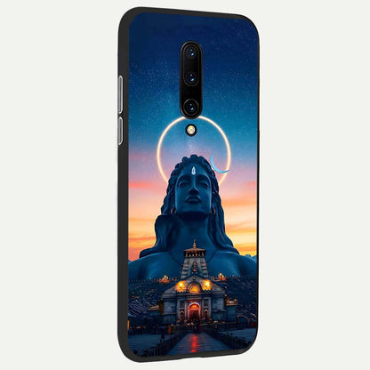  Eternal Shiva Aura back cover For OnePlus 7 Pro slim fit glass case with vibrant aesthetic design