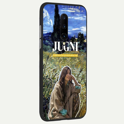  Jugni Soul Vibes back cover For OnePlus 7 Pro slim fit glass case with vibrant aesthetic design