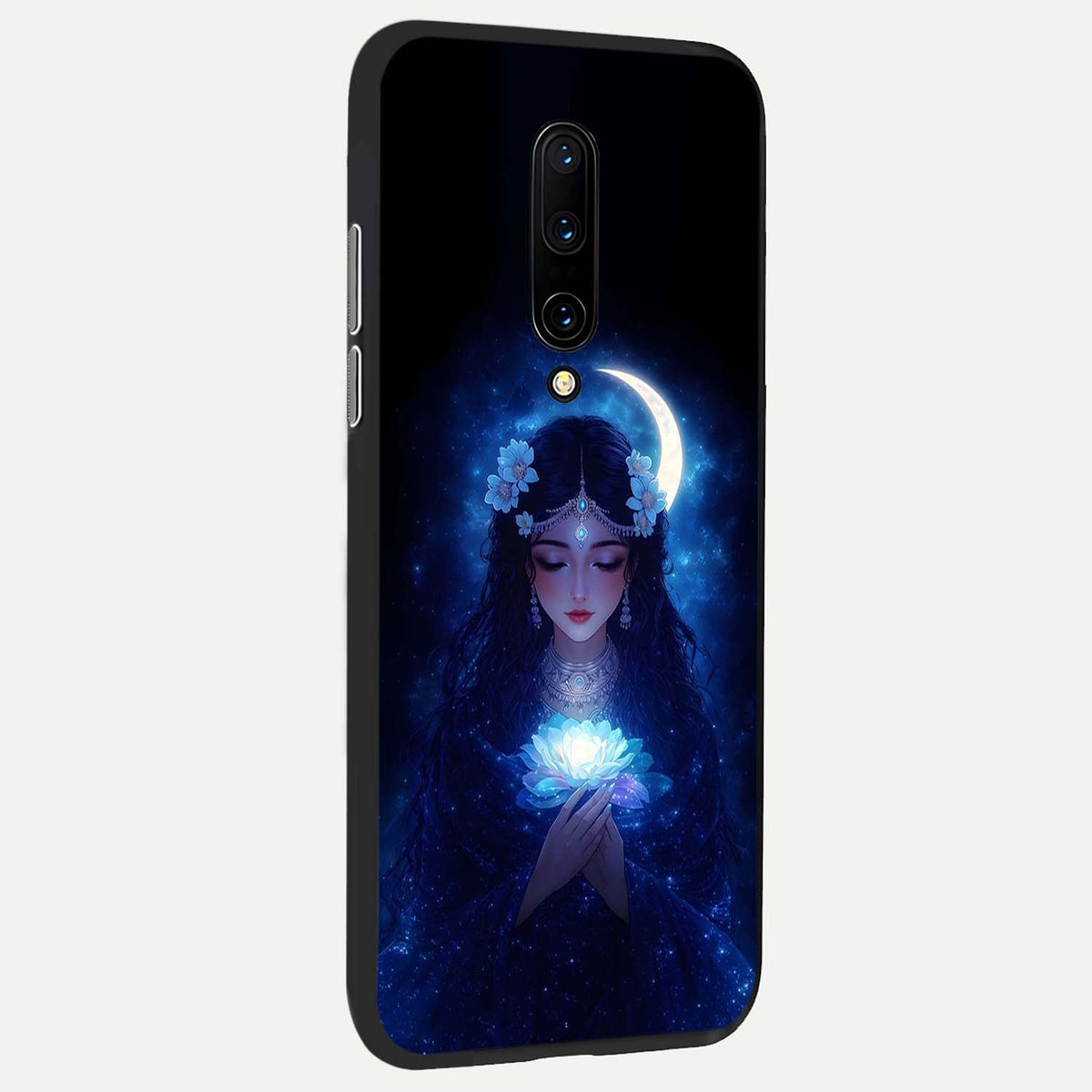  Mystic Moon Queen back cover For OnePlus 7 Pro slim fit glass case with vibrant aesthetic design