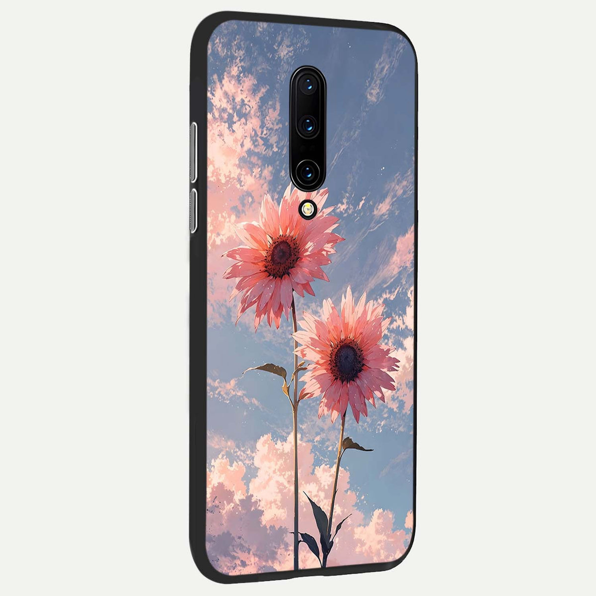  Sun Moon Balance back cover For OnePlus 7 Pro slim fit glass case with vibrant aesthetic design