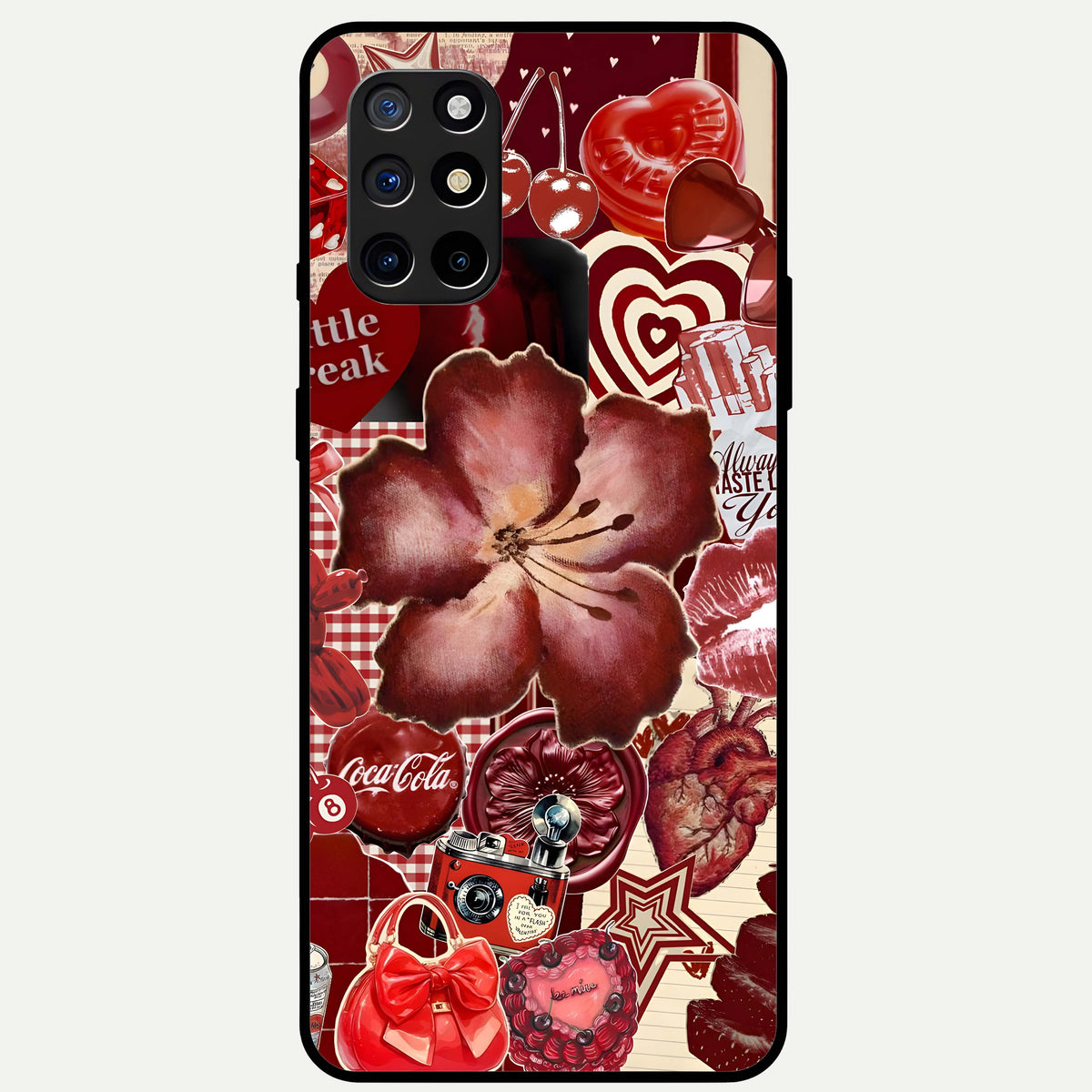  Aesthetic Little Freak Glass Case For OnePlus 8T back cover – full design glossy printed glass finish