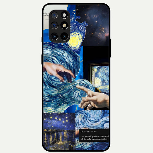  Aesthetic Vando Hands Glass Case For OnePlus 8T back cover – full design glossy printed glass finish
