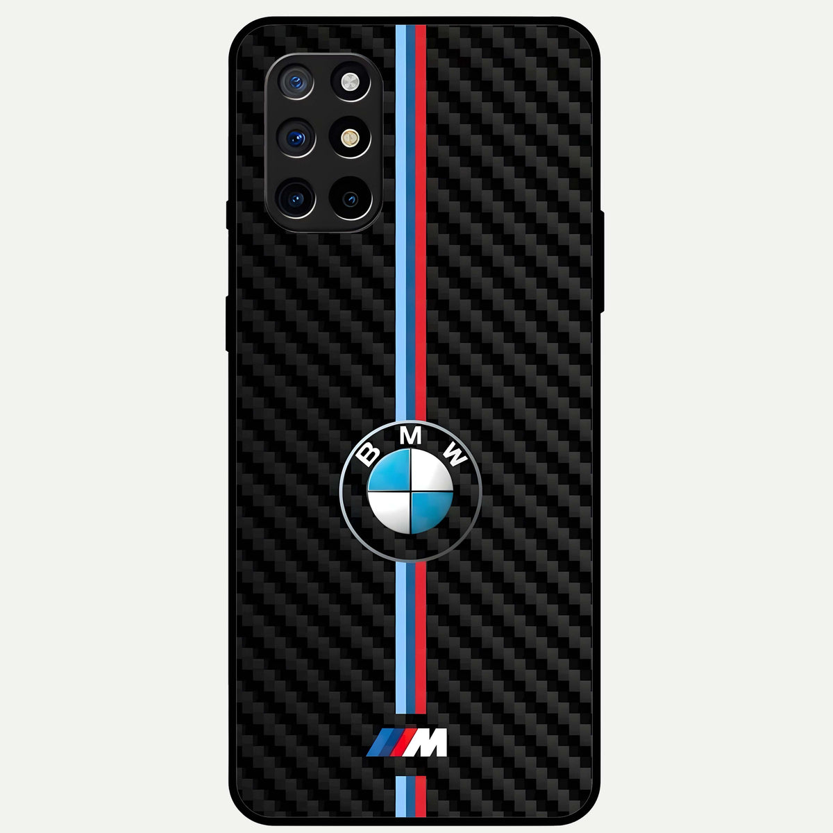  BMW Pattern Glass Case For OnePlus 8T back cover – full design glossy printed glass finish