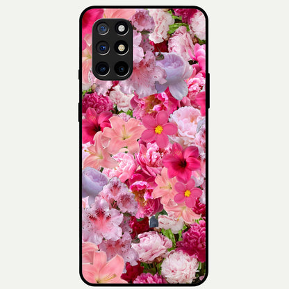  Bloom Crush Fantasy Glass Case For OnePlus 8T back cover – full design glossy printed glass finish