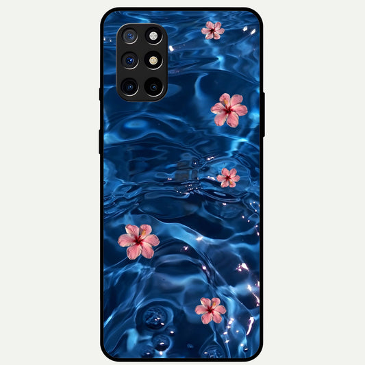  Bloom Thread Art Glass Case For OnePlus 8T back cover – full design glossy printed glass finish