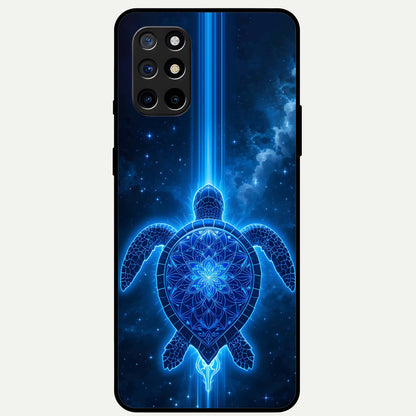  Blue Galaxy Turtle Glass Case For OnePlus 8T back cover – full design glossy printed glass finish