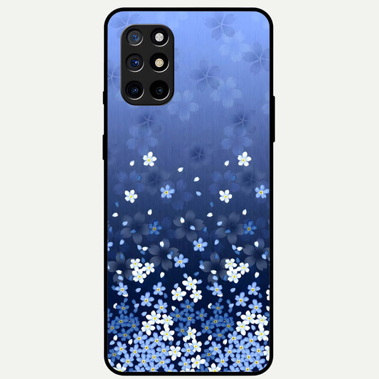  Blue Starry Glass Case For OnePlus 8T back cover – full design glossy printed glass finish